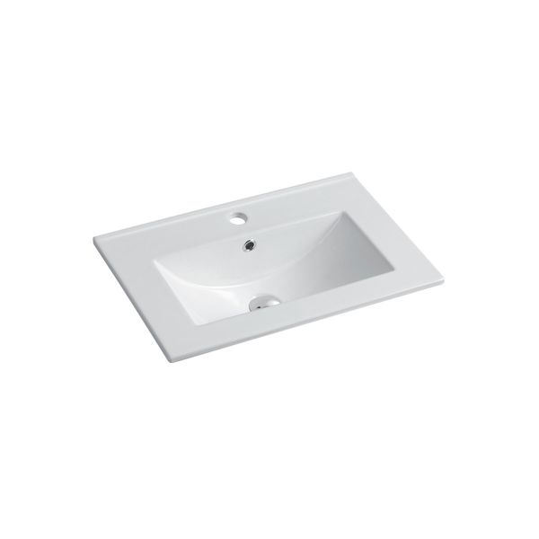 Раковина Vincea VBS-13960S1 61.5 см белая