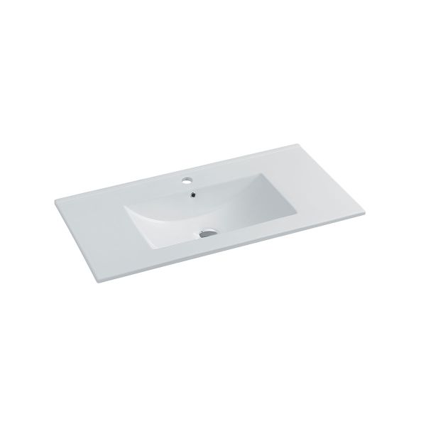 Раковина Vincea VBS-13990 91.5 см белая