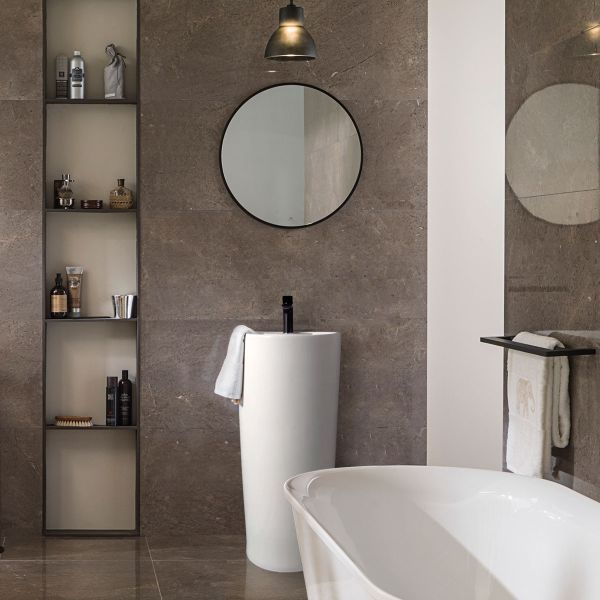 Раковина керамическая Vincea VBS-2P201, напольная, цвет белый