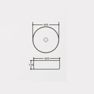 Раковина Vincea VBS-316MB 40.5 см черная