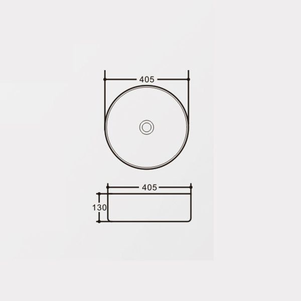 Раковина Vincea VBS-316MB 40.5 см черная