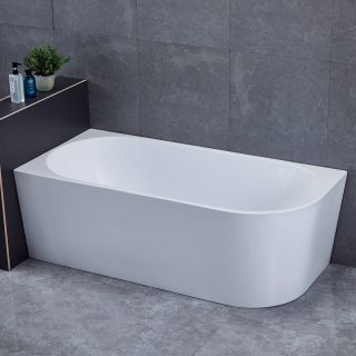 Ванна акриловая Vincea VBT-402-1800L, 1800*800*580, цвет белый, левая, щелевой перелив