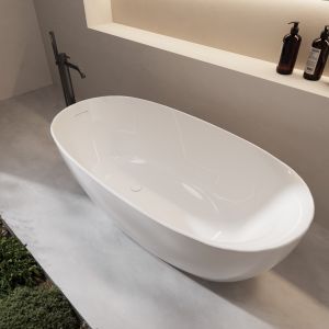 Ванна акриловая Vincea VBT-601-1600, цвет белый, щелевой перелив