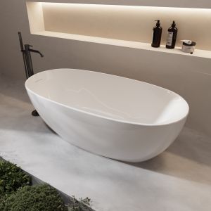 Ванна акриловая Vincea VBT-601-1700, цвет белый, щелевой перелив