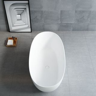 Ванна из искусственного камня Vincea VBT-6S01MW 170x75 Белая матовая без гидромассажа Ванна из искусственного камня Vincea VBT-6S01MW 170x75 Белая матовая без гидромассажа