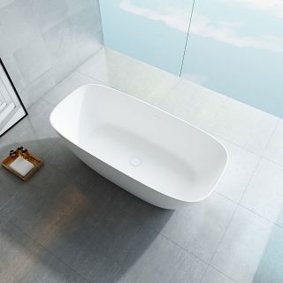 Ванна из искусственного камня Vincea VBT-6S02MW 170x75 Белая матовая без гидромассажа Ванна из искусственного камня Vincea VBT-6S02MW 170x75 Белая матовая без гидромассажа