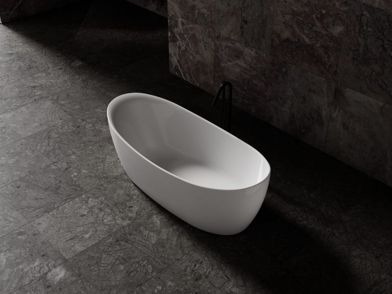 Ванна из искусственного камня Vincea VBT-6S03MW 180x80см белый матовый