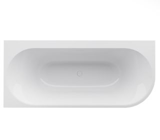 Ванна акриловая Vincea VBT-704-1800-L, цвет белый, щелевой перелив