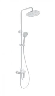 Душевая стойка Wonzon & Woghand WW-B2168-A-MW белый матовый Душевая стойка Wonzon & Woghand WW-B2168-A-MW белый матовый