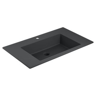 Раковина Vincea VCB-13800B 80 см черная Раковина Vincea VCB-13800B 80 см черная