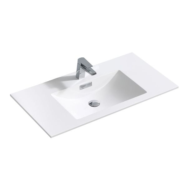 Раковина Vincea VCB-14900W 90.6 см белая