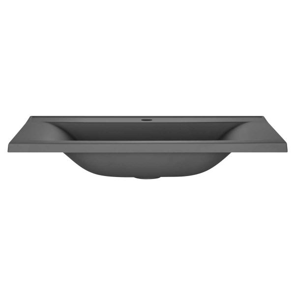 Раковина Vincea VCB-3M800G из кварцевого камня, цвет матовый серый