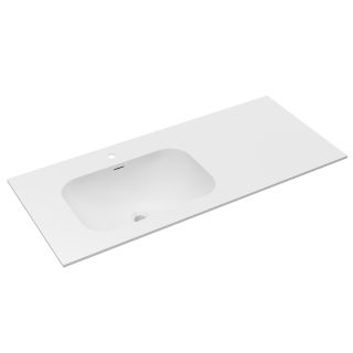 Раковина Vincea Elise VCB-4EL120MW-L, Corian левая, цвет белый матовый