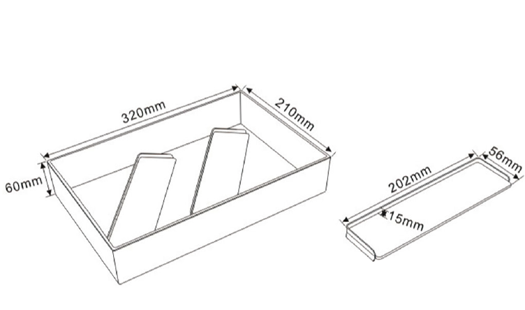 Органайзер для базы под раковину Vincea VCORG-43