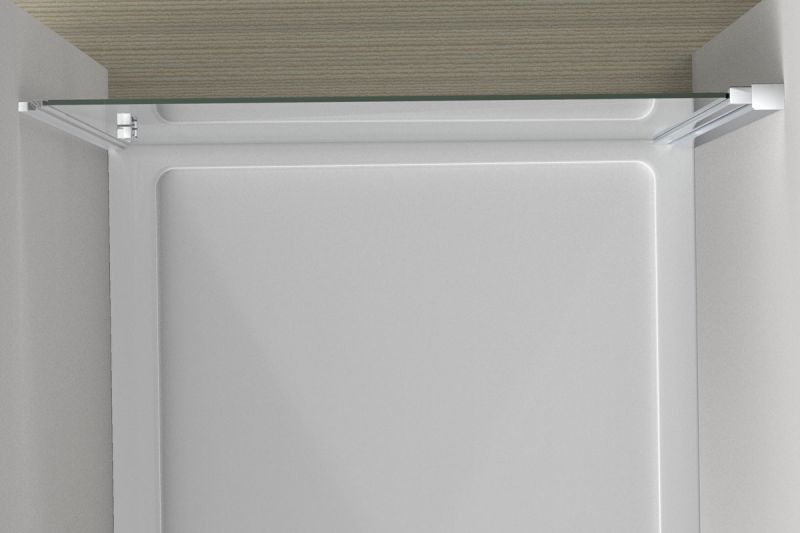VDP-Душевая дверь Alpha VDP-3AL950МТ, хром, стекло текстурное