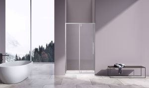 Душевая дверь Slim-N VDP-4SN110CL, хром, стекло прозрачное