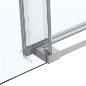 Душевая дверь Сomo Soft VDS-1CS110CL, 1100, хром, стекло прозрачное