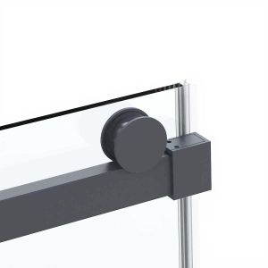 Душевая дверь Como Soft VDS-1CS120CLGM, 1200, вороненая сталь, стекло прозрачное