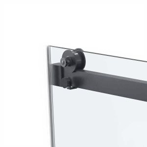 Душевая дверь Como Soft VDS-1CS120CLGM, 1200, вороненая сталь, стекло прозрачное