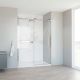 Душевая дверь Сomo Soft VDS-1CS140CL, 1400, хром, стекло прозрачное