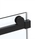 Душевая дверь Сomo Soft VDS-1CS140CLB, 1400, черный, стекло прозрачное