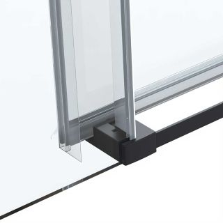 Душевая дверь Vincea Сomo Soft VDS-1CS150CLB, 1500, черный, стекло прозрачное