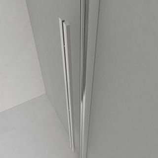 Душевая дверь Vincea Lugano VDS-1L130CLGM-1, 1300, вороненая сталь, стекло прозрачное