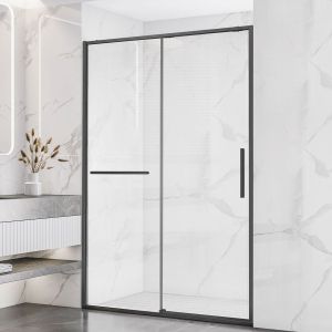 Душевая дверь Slim Soft VDS-1SS110CLGM, 1100, вороненая сталь стекло прозрачное