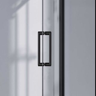 Душевая дверь Vincea Como-N VDS-4CN160CLB, 1600, черный, стекло прозрачное