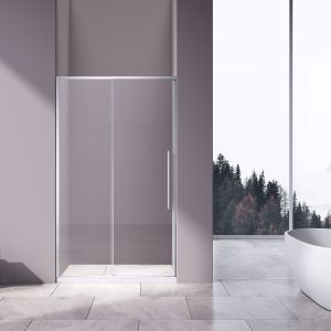 Душевая дверь Slim-N VDS-4SN100CL, 1000, хром, стекло прозрачное