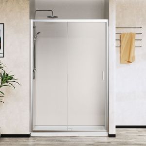 Душевая дверь City VDS-5CT150CL, 1500, хром, стекло прозрачное
