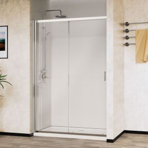 Душевая дверь City VDS-5CT150CL, 1500, хром, стекло прозрачное