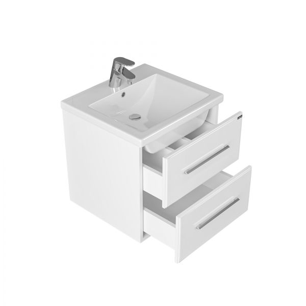 Подвесная тумба под раковину Санта Омега 207035 50 см белый