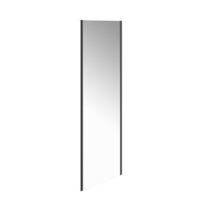Душевая боковая панель Kerama Marazzi Vetro VE.80.FP.BLK.M 80 см стекло прозрачное профиль чёрный матовый