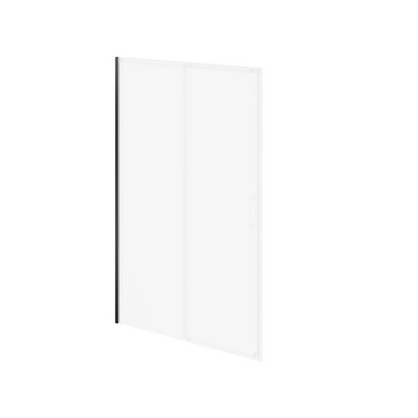 Душевой доборный профиль для раздвижной двери Kerama Marazzi Vetro VE.PRO.195.SD.BLK.M 195 см чёрный матовый