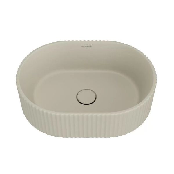 Раковина накладная Kerama Marazzi ArtBasin Vento VE.wb.50\SAN 50 см песочный