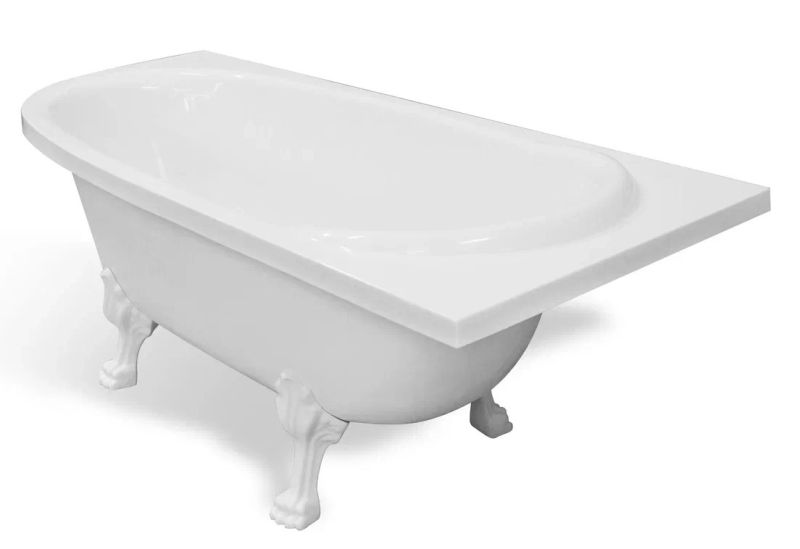 Ванна из литьевого мрамора Эстет Венеция ФР-00002045 П 170x80см белый