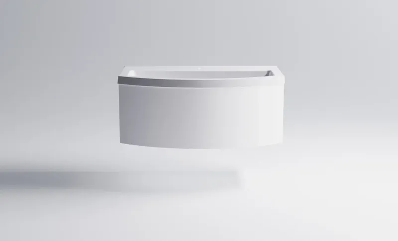 Тумба с раковиной Astra-Form Венеция 2.0 3100003+04010022 80 см белый матовый