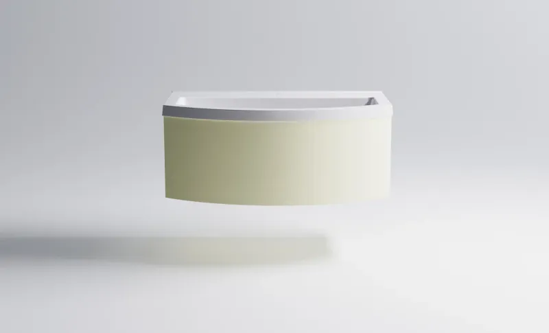 Тумба с раковиной Astra-Form Венеция 2.0 3100003ral1013+04010022 80 см бежевый матовый