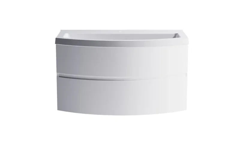 Тумба с раковиной Astra-Form Венеция 2.0 03100004+04010022 80 см белый матовый