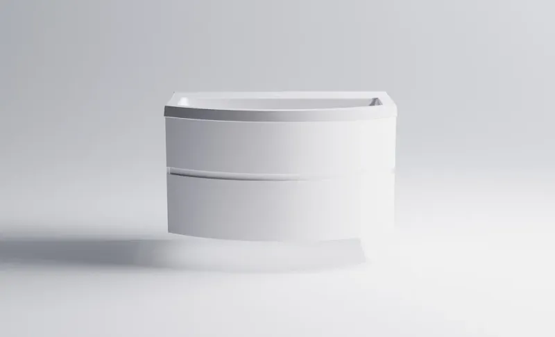 Тумба с раковиной Astra-Form Венеция 2.0 03100002+04010019 100 см белый  матовый