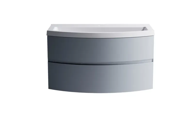 Тумба с раковиной Astra-Form Венеция 2.0 03100002ncss3005-r80b+04010019 100 см голубой матовый