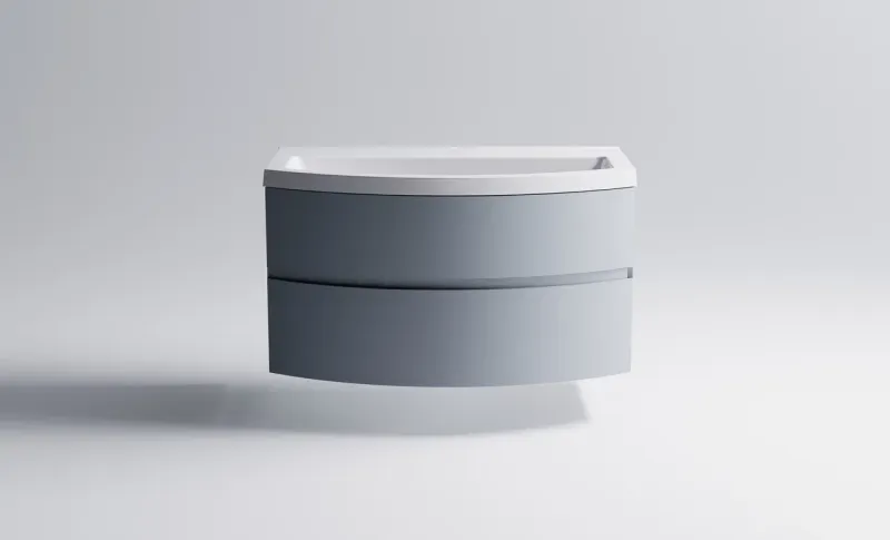 Тумба с раковиной Astra-Form Венеция 2.0 03100004ncss3005-r80b+04010022 80 см голубой матовый