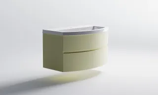 Тумба с раковиной Astra-Form Венеция 2.0 03100002ral1013+04010019 100 см бежевый матовый