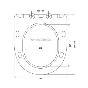 Подвесной унитаз Berges Ventas Rimless 082135 сиденье дюропласт Ventas Slim SO белый