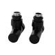 Вентили запорные Energy SG8202-1SCH0405/2Black угловые ручка круг черный матовый