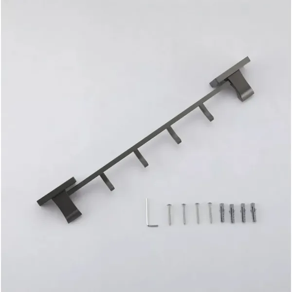 Вешалка с четырьмя крючками Gappo G0716-49 оружейная сталь