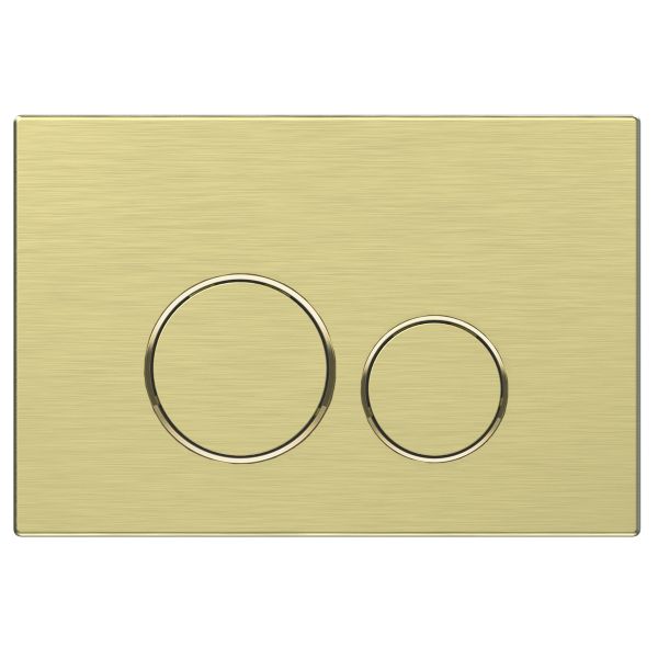 Кнопка смыва Vincea VFP-005BG, цвет брашированное золото