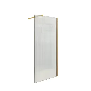 Душевое ограждение Good Door WALK IN SP-120-W-BG матовое золото