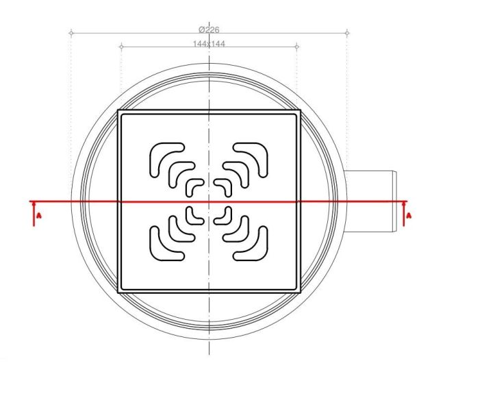 Душевой трап Confluo Standard Square 2 Душевой трап Confluo Standard Square 2